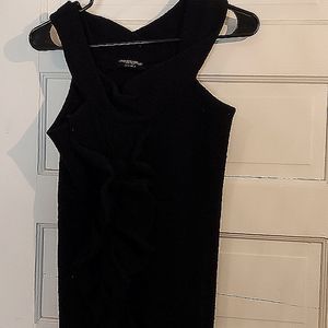 AllSaints Wool Black Dress